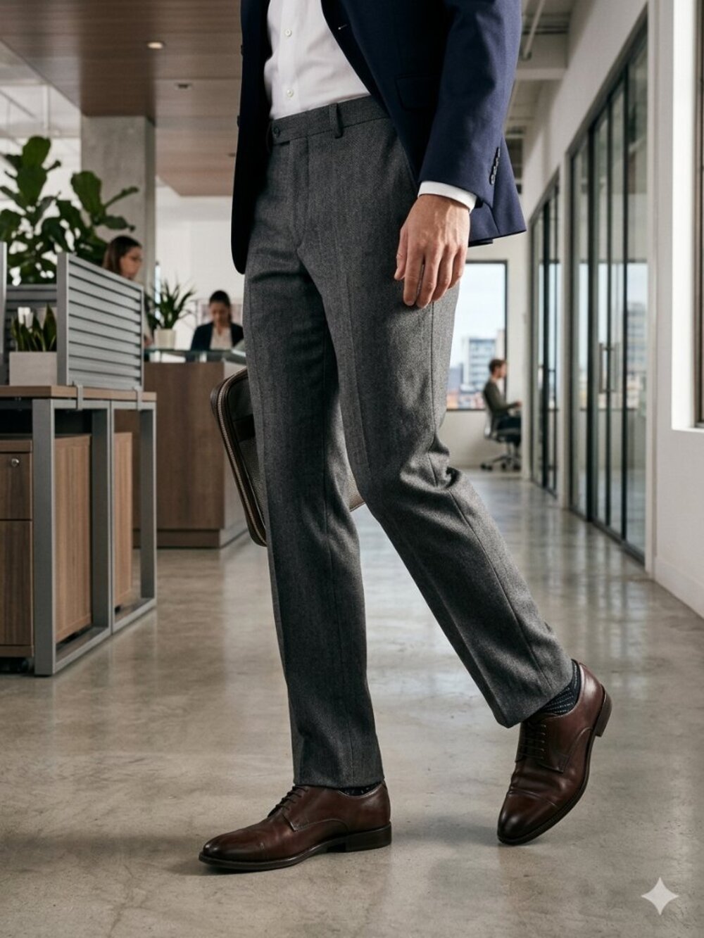 Banana Republic Factory Men's Wool Stretch Dress Pants